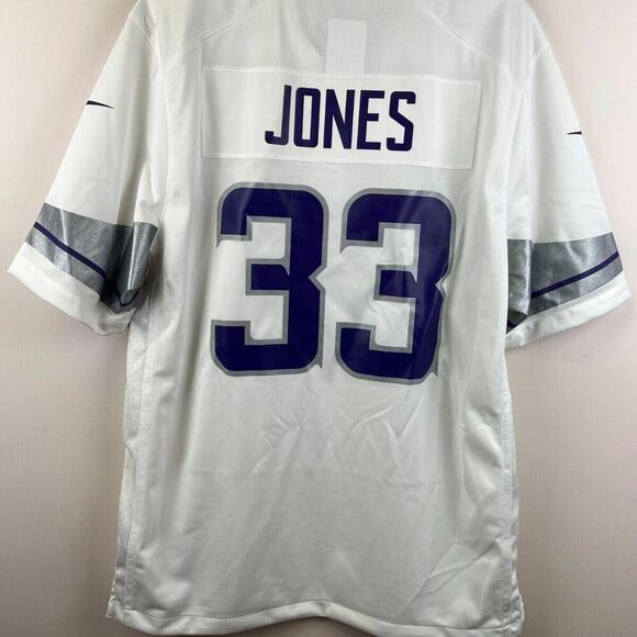 Nike Minnesota Vikings #33 Jones White NFL Game Jersey Men’s Size M Medium NWT - Picture 2 of 9